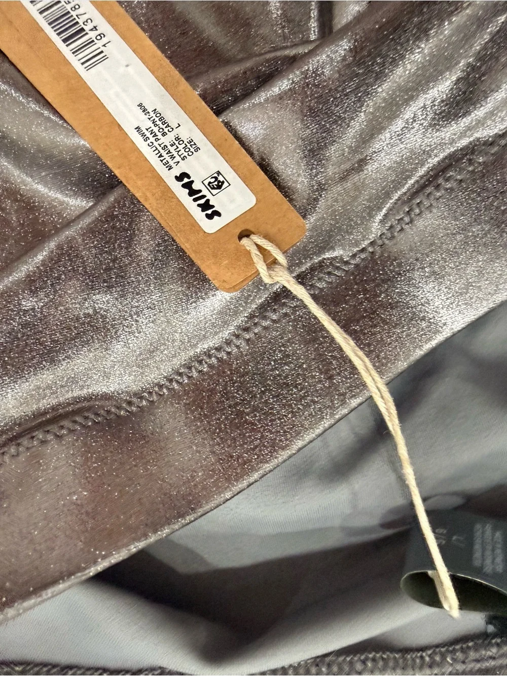 SKIMS shiny metallic